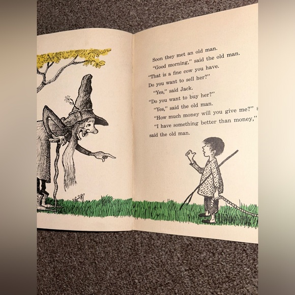 •5 FOR $10 KIDS TOYS• Jack & The Beanstalk 33 1/3 RPM PB Book + Record 1965 - Picture 4 of 11